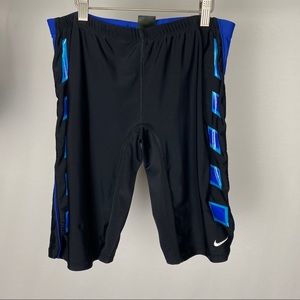 Men’s Blue and Black Nike Jammer Short Size 36